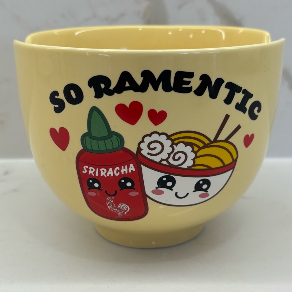 Mad Engine Sriracha Ramen Bowl Porcelain So Ramentic Limited Edition